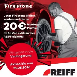 REIFF Reifen Katalog | Jetzt Firestone Reifen Kaufen Und Bis Zu` | 2026-05-21T00:00:00.000Z - 2026-05-31T00:00:00.000Z