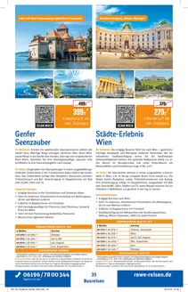 Netto Reisen Katalog in Neu Kaliß | REWE Reisen Prospekt 2026 01 Busreise Wien Genfer Seen | 2026-02-01T00:00:00.000Z - 2026-10-31T00:00:00.000Z