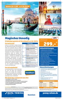 Penny Reisen Katalog in Neu Kaliß | PENNY Reisen Prospekt 2026 04 Busreise Magisches Venedig | 2026-05-01T00:00:00.000Z - 2026-11-30T00:00:00.000Z