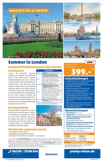 Penny Reisen Katalog in Neu Kaliß | PENNY Reisen Prospekt 2026 04 Busreise Sommer in London | 2026-07-01T00:00:00.000Z - 2026-09-30T00:00:00.000Z