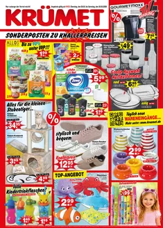 Krümet Sonderposten Katalog in Weihenzell | SONDERPOSTEN ZU KNALLERPREISEN | 2026-05-26T00:00:00.000Z - 2026-05-30T00:00:00.000Z