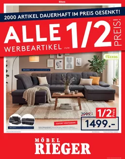 Möbel Rieger Katalog | Tolles Angebot für Schnäppchenjäger | 2026-05-28T00:00:00.000Z - 2026-06-09T00:00:00.000Z