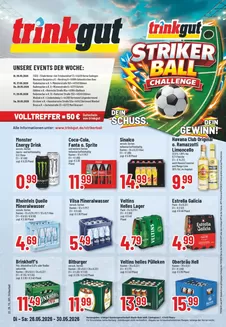 trinkgut Katalog in Engelthal | Angebote für Schnäppchenjäger | 2026-05-26T00:00:00.000Z - 2026-05-30T00:00:00.000Z