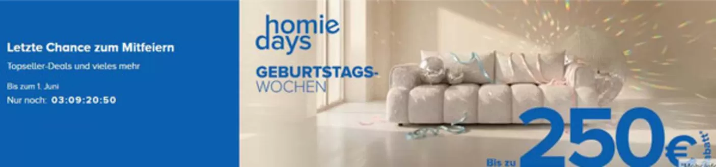Home24 Katalog | Letzete Chance Zum Mitfeiern | 2026-05-29T00:00:00.000Z - 2026-06-01T00:00:00.000Z