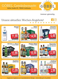 Getränke Göbel Katalog | Top-Deals für alle Kunden | 2026-06-01T00:00:00.000Z - 2026-06-27T00:00:00.000Z