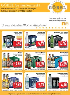 Getränke Göbel Katalog | Unsere besten Angebote für Sie | 2026-06-01T00:00:00.000Z - 2026-07-31T00:00:00.000Z