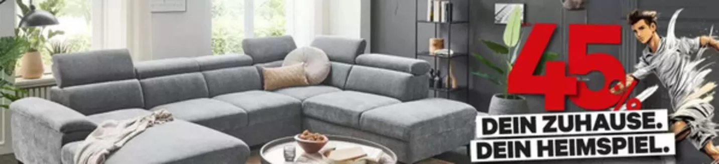 Kabs Polsterwelt Katalog in Mainz | 40% Dein Zuhause. Dein Heimspiel. | 2026-06-02T00:00:00.000Z - 2026-06-24T00:00:00.000Z