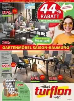 Möbel Turflon Katalog in Mainz | GARTENMÖBEL SAISON-RÄUMUNG | 2026-06-02T00:00:00.000Z - 2026-06-27T00:00:00.000Z