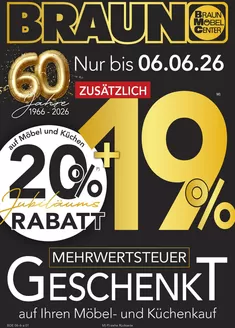 Möbel Braun Katalog in Mainz | GESCHENKT | 2026-06-02T00:00:00.000Z - 2026-06-06T00:00:00.000Z