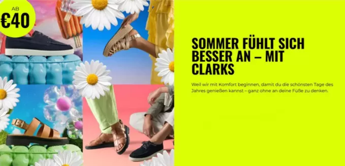Clarks Katalog in Neu-Isenburg | Sommer Fuhlt Sich Besser An - Mit Clarks | 2026-06-02T00:00:00.000Z - 2026-06-17T00:00:00.000Z