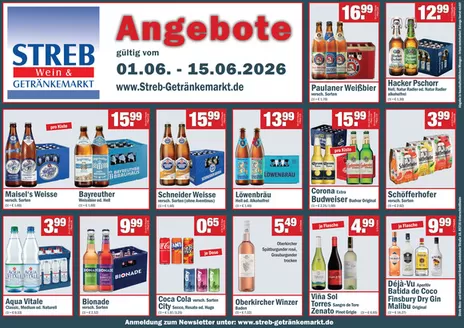 Streb Getränkemärkte Katalog | Angebote | 2026-06-04T00:00:00.000Z - 2026-06-15T00:00:00.000Z