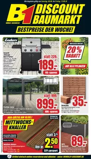 B1 Discount Baumarkt Katalog | B1 Discount Baumarkt flugblatt | 2026-06-06T00:00:00.000Z - 2026-06-12T00:00:00.000Z