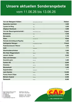 CAP Markt Katalog in Leimen (Südwestpfalz) | Große Auswahl an Angeboten | 2026-06-11T00:00:00.000Z - 2026-06-13T00:00:00.000Z