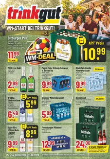 trinkgut Katalog in Bückeburg | Aktuelle Schnäppchen und Angebote | 2026-06-09T00:00:00.000Z - 2026-06-13T00:00:00.000Z