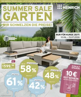 Möbel Heinrich Katalog | Aktuelle Sonderaktionen | 2026-06-10T00:00:00.000Z - 2026-07-15T00:00:00.000Z