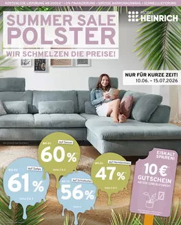 Möbel Heinrich Katalog | Sonderangebote für Sie | 2026-06-10T00:00:00.000Z - 2026-07-15T00:00:00.000Z