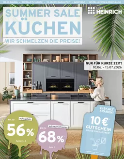 Möbel Heinrich Katalog | Tolle Rabatte auf ausgewählte Produkte | 2026-06-10T00:00:00.000Z - 2026-07-15T00:00:00.000Z