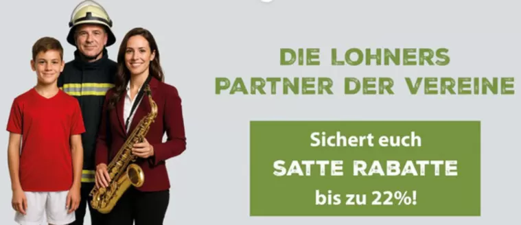 Die Lohners Katalog | Die Lohners Partner Der Vereine` | 2026-06-11T00:00:00.000Z - 2026-06-28T00:00:00.000Z