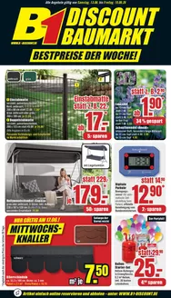 B1 Discount Baumarkt Katalog | B1 Discount Baumarkt flugblatt | 2026-06-13T00:00:00.000Z - 2026-06-19T00:00:00.000Z