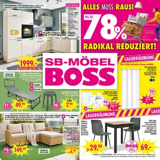 SB Möbel Boss Prospekt in Grünhain-Beierfeld | Sb25 2026 standard | 2026-06-13T00:00:00.000Z - 2026-06-26T00:00:00.000Z