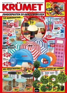 Krümet Sonderposten Prospekt in Sankt Augustin | ` SONDERPOSTEN ZU KNALLERPREISEN  | 2026-06-15T00:00:00.000Z - 2026-06-27T00:00:00.000Z