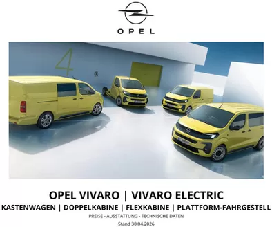 Opel Katalog | PreislisteOpelVivaro30042026 | 2026-06-16T00:00:00.000Z - 2027-06-16T00:00:00.000Z