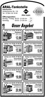 Getränke Göbel Prospekt in Lachendorf | Top-Deals und Rabatte | 2026-06-15T00:00:00.000Z - 2026-06-27T00:00:00.000Z