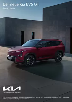 KIA Prospekt in Coburg | Kia Germany EV5 GT Preisliste | 2026-06-18T00:00:00.000Z - 2027-06-18T00:00:00.000Z