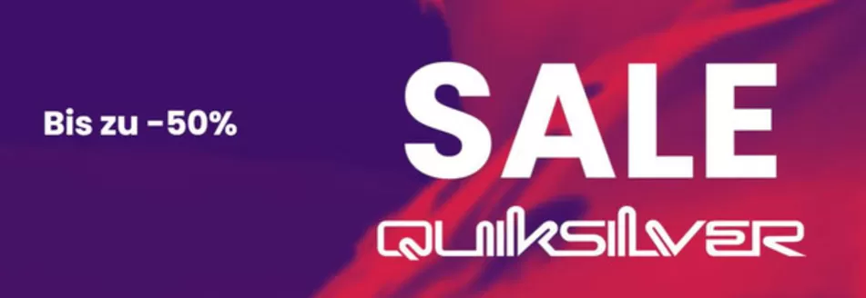 Quiksilver Katalog | Vis Zu -50% Sale Quicksilver | 2026-06-18T00:00:00.000Z - 2026-06-30T00:00:00.000Z