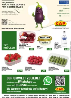 CAP Markt Katalog in Rheinberg | Top-Deals und Rabatte | 2026-06-22T00:00:00.000Z - 2026-06-27T00:00:00.000Z