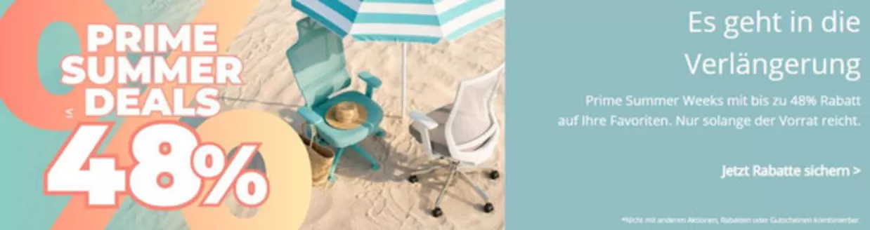 Buerostuhl24 Katalog | Prime Summer Deals 48%  | 2026-06-25T00:00:00.000Z - 2026-07-08T00:00:00.000Z