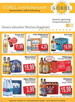 Getränke Göbel Katalog | Angebote für Schnäppchenjäger | 2026-06-29T00:00:00.000Z - 2026-08-01T00:00:00.000Z