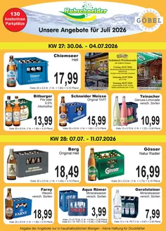 Getränke Göbel Katalog | Top-Deals und Rabatte | 2026-06-30T00:00:00.000Z - 2026-07-11T00:00:00.000Z