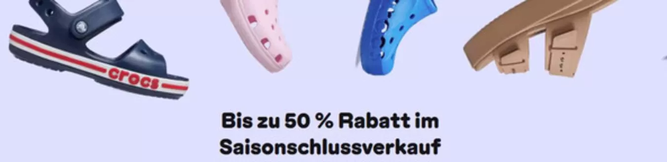 Crocs Katalog | Bis Zu 50% Rabatt Im Saidonschlussverkauf | 2026-06-29T00:00:00.000Z - 2026-07-24T00:00:00.000Z