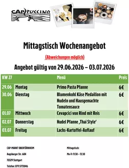 CAP Markt Katalog in Kaulsdorf | Top-Angebote für Sparfüchse | 2026-06-29T00:00:00.000Z - 2026-07-03T00:00:00.000Z
