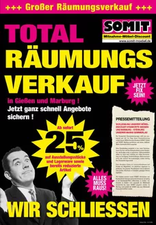 SOMIT Prospekt in Neuhausen-Erzgeb | Total Raumungs Verkauf ` | 2026-07-01T00:00:00.000Z - 2026-07-11T00:00:00.000Z