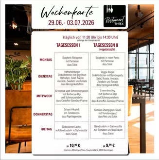 Thiex Prospekt in Neuhausen-Erzgeb | Wochenkarte` | 2026-07-01T00:00:00.000Z - 2026-07-03T00:00:00.000Z
