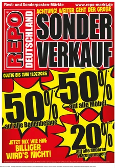 Repo Markt Prospekt in Wildenfels | Repo Markt katalog | 2026-07-05T00:00:00.000Z - 2026-07-11T00:00:00.000Z