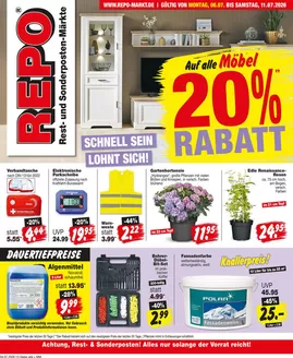 Repo Markt Prospekt in Wildenfels | Tolle Rabatte auf ausgewählte Produkte | 2026-07-06T00:00:00.000Z - 2026-07-11T00:00:00.000Z