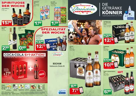 Getränkeparadies Gefromm Katalog | Top-Angebote für Sparfüchse | 2026-07-06T00:00:00.000Z - 2026-07-11T00:00:00.000Z