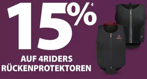 Equiva Katalog | 15% Auf 4Riders Ruckenprotektoren | 2026-07-07T00:00:00.000Z - 2026-07-22T00:00:00.000Z