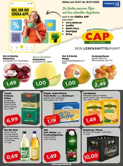 CAP Markt Katalog in Glienke | Tolle Rabatte auf ausgewählte Produkte | 2026-07-13T00:00:00.000Z - 2026-07-18T00:00:00.000Z