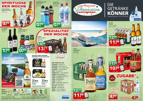 Getränkeparadies Gefromm Katalog | Attraktive Angebote entdecken | 2026-07-13T00:00:00.000Z - 2026-07-18T00:00:00.000Z