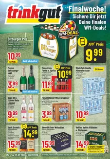 trinkgut Katalog in Rathmannsdorf | Angebote für Schnäppchenjäger | 2026-07-13T00:00:00.000Z - 2026-07-18T00:00:00.000Z