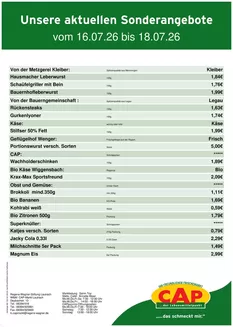 CAP Markt Katalog | Aktuelle Sonderaktionen | 2026-07-16T00:00:00.000Z - 2026-07-18T00:00:00.000Z