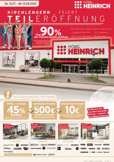 Möbel Heinrich Katalog | Sonderangebote für Sie | 2026-07-16T00:00:00.000Z - 2026-08-12T00:00:00.000Z