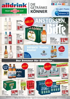 alldrink Prospekt in Krefeld | alldrink flugblatt | 2026-07-21T00:00:00.000Z - 2026-08-01T00:00:00.000Z