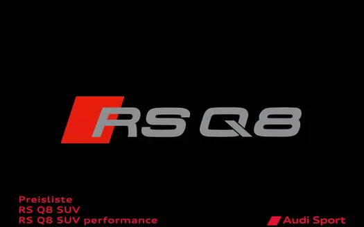 Audi Prospekt in Heidelberg | Preisliste rs q8 suv rs q8 suv performance | 2026-01-01T00:00:00.000Z - 2026-12-31T00:00:00.000Z