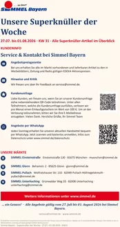 Simmel Katalog | Simmel flugblatt | 2026-07-27T00:00:00.000Z - 2026-08-01T00:00:00.000Z