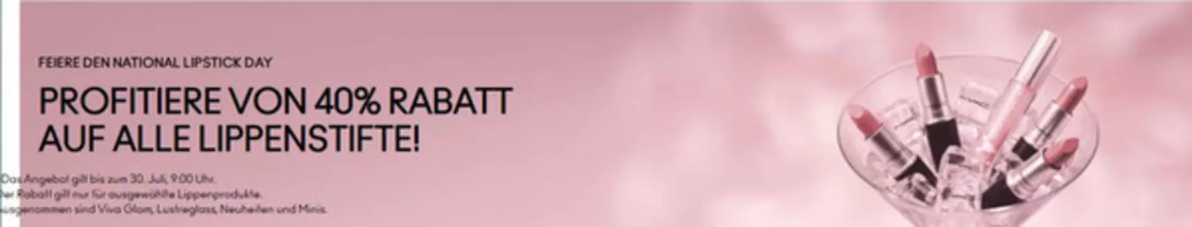 MAC Cosmetics Katalog | Profitiere Von 40% Rabatt Auf Alle Lippenstifte!  | 2026-07-27T00:00:00.000Z - 2026-07-30T00:00:00.000Z